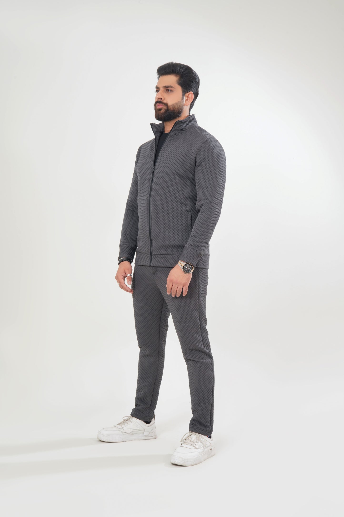 Texture Grey Tracksuit