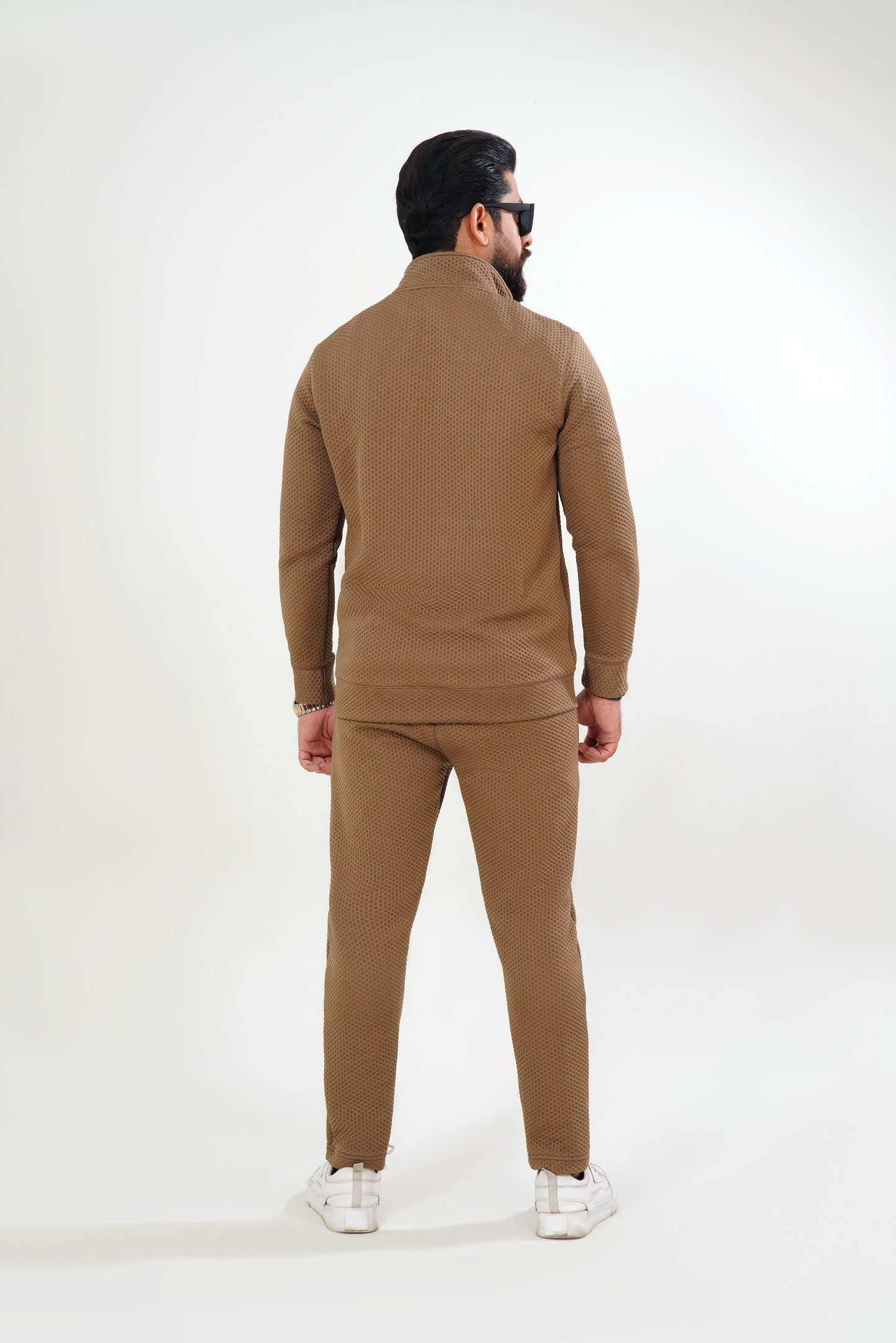 Texture Brown Tracksuit